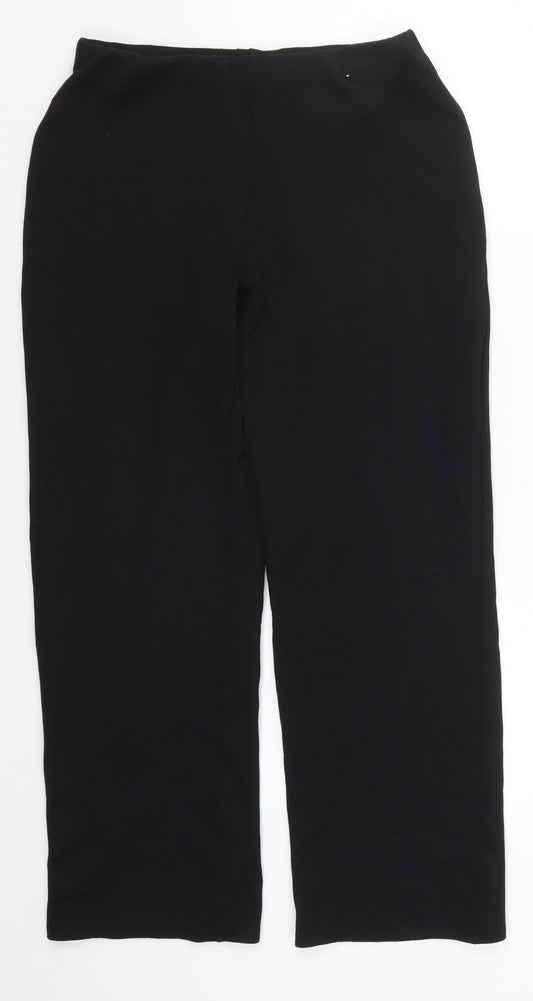 George Womens Black   Trousers  Size 12 L25 in