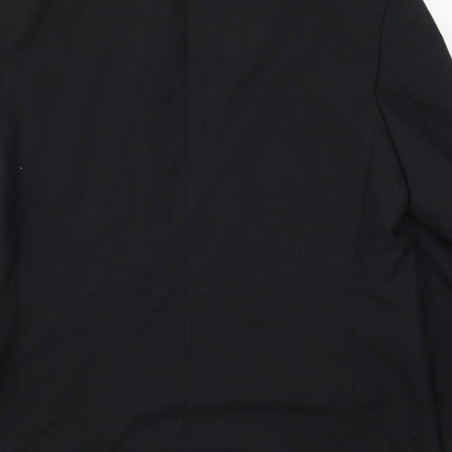 Mens UK Size 42 Preworn Regular Black Suit Jacket