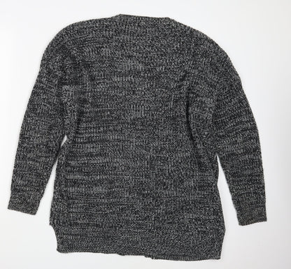 Womens UK Size 16 Select Black Wrap Jumper