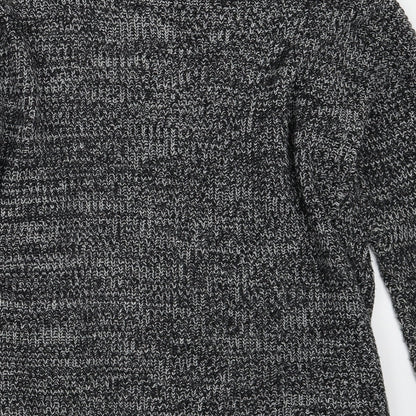 Womens UK Size 16 Select Black Wrap Jumper