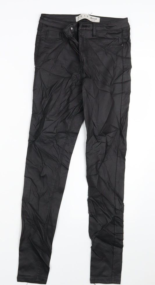 Womens UK Size 8 DENIM CO.  Jegging Black Leggings