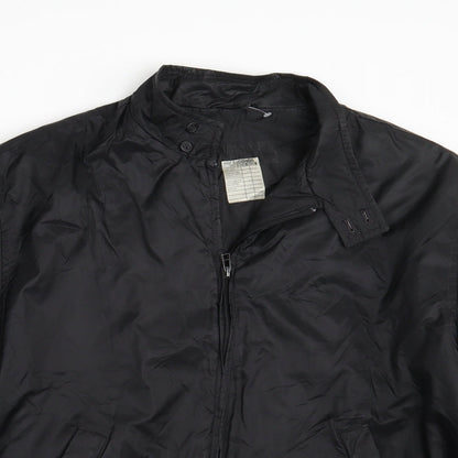 Mens UK Size One Size Preworn Black Jacket