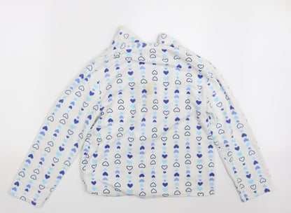 Secret Possessions Womens White Solid  Top Pyjama Top Size 12