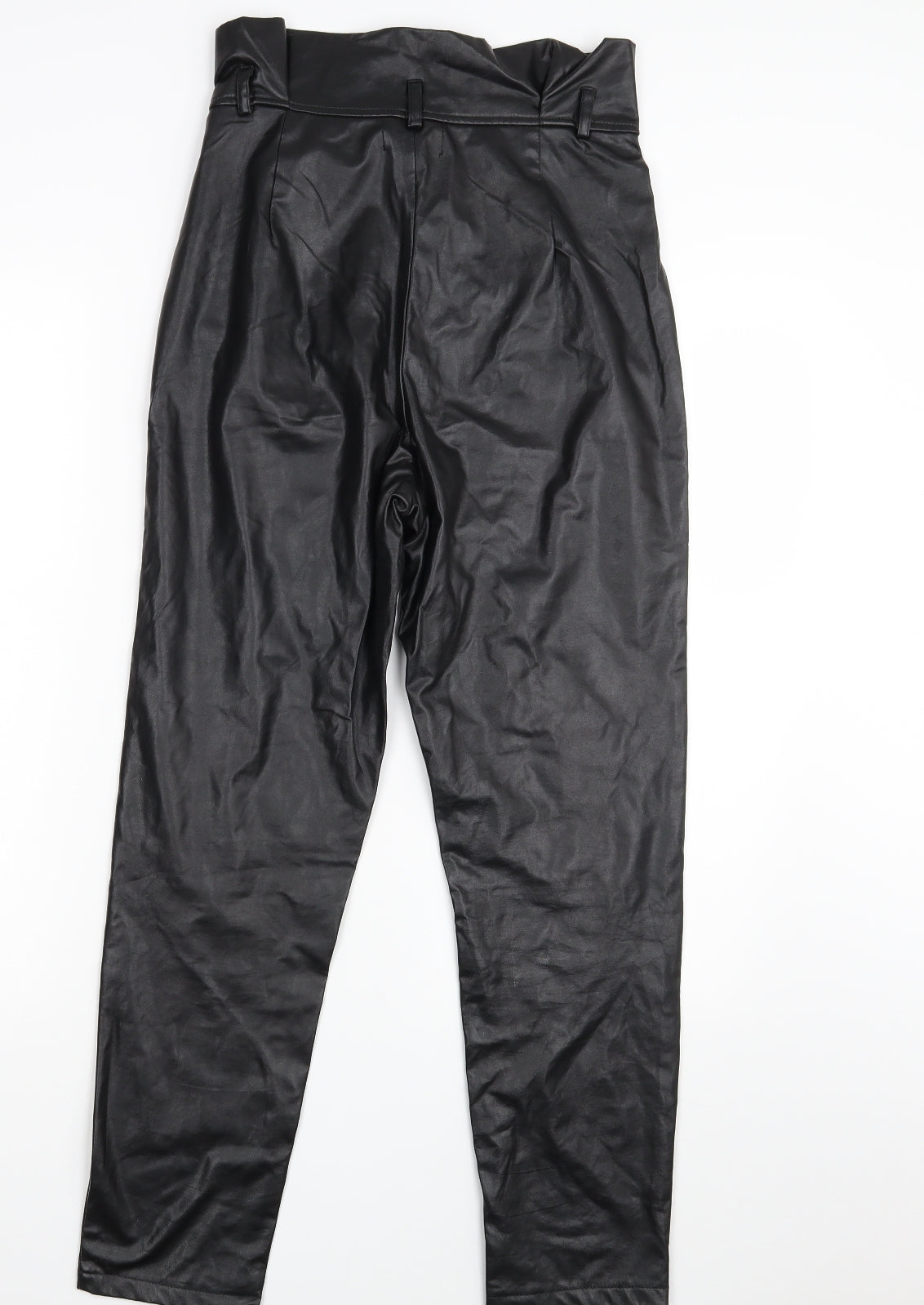 Womens UK Size 8 PRETTYLITTLETHING Regular Fit  Black Trousers