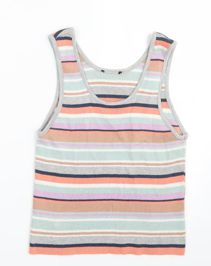 Womens UK Size M New Look Multicoloured Camisole Tank