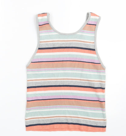 Womens UK Size M New Look Multicoloured Camisole Tank