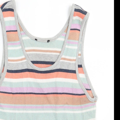 Womens UK Size M New Look Multicoloured Camisole Tank