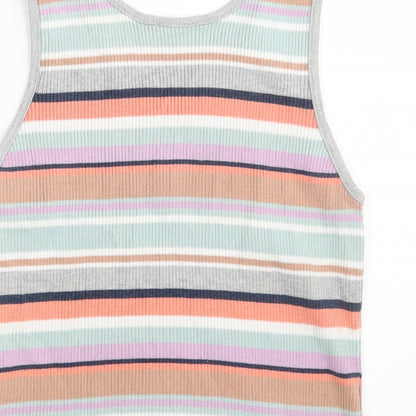 Womens UK Size M New Look Multicoloured Camisole Tank