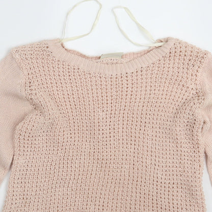 Womens UK Size S Cubus Pink Pullover Jumper