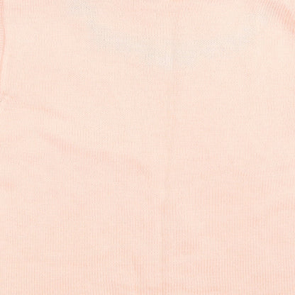 Compliments  Womens Pink Floral Knit Pullover Jumper Size 12
