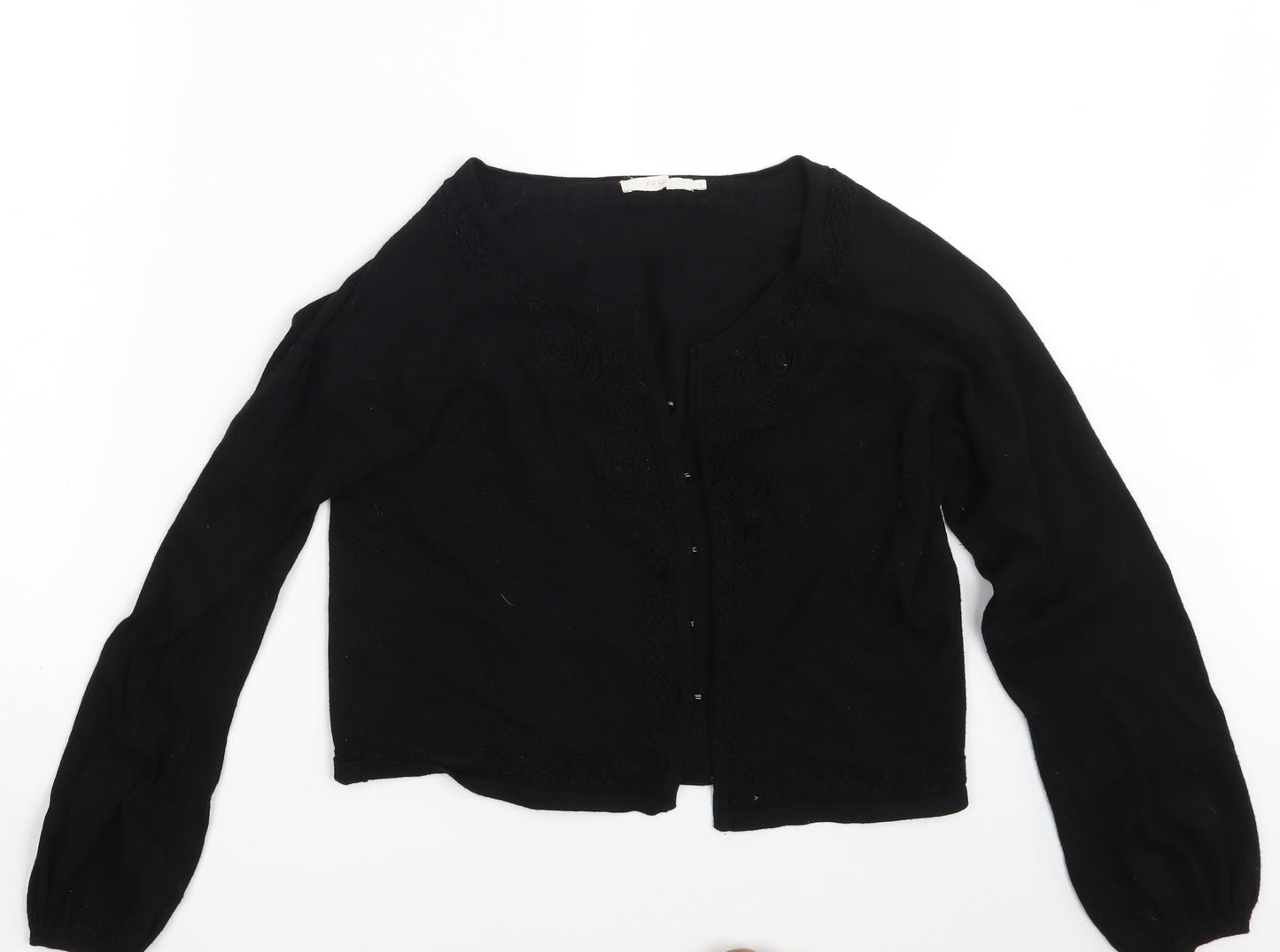 Sirup Womens Black   Cardigan Jumper Size L