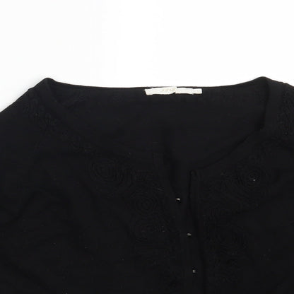 Sirup Womens Black   Cardigan Jumper Size L