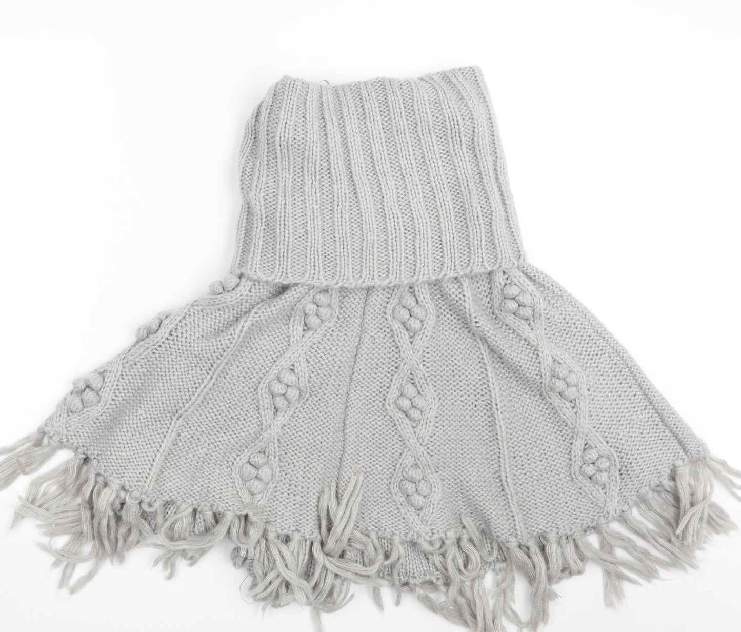 Papaya Womens Grey   Jacket Poncho Size S