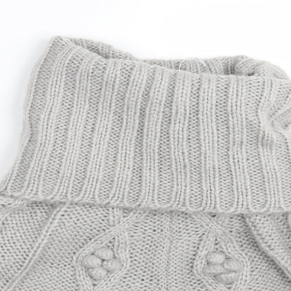 Papaya Womens Grey   Jacket Poncho Size S