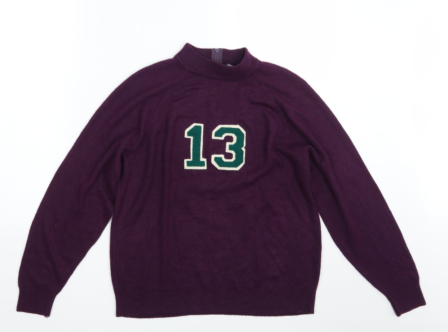 Designers Originals Womens Purple   Pullover Jumper Size M