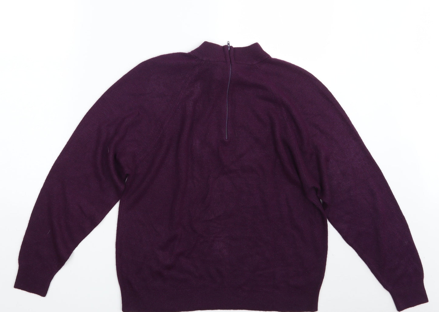 Designers Originals Womens Purple   Pullover Jumper Size M