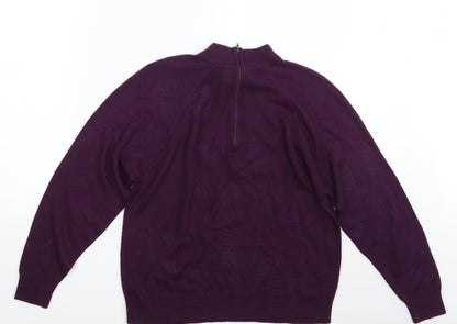 Designers Originals Womens Purple   Pullover Jumper Size M