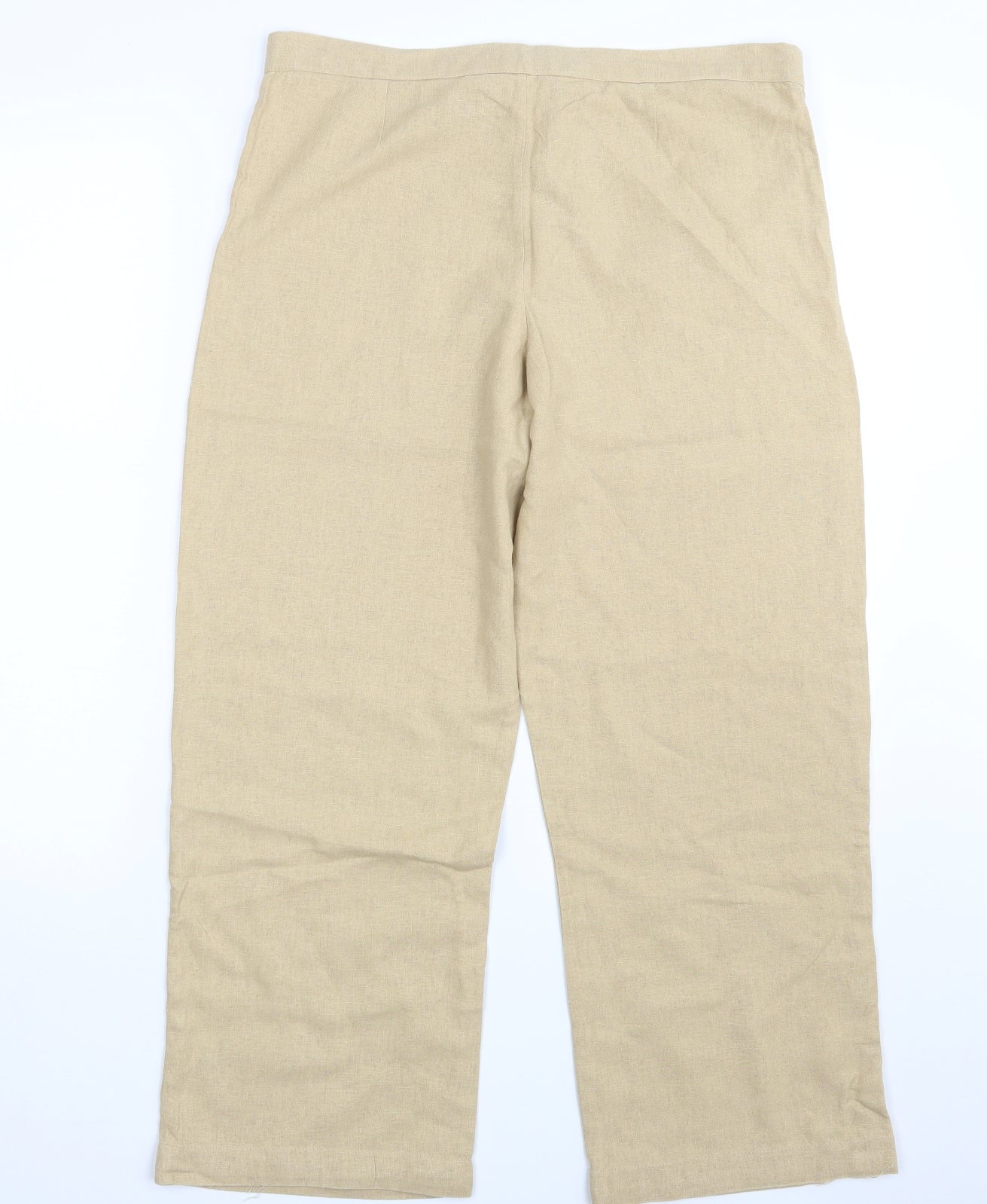 NILE COTTON Womens Beige   Bloomer Trousers Size M L25 in