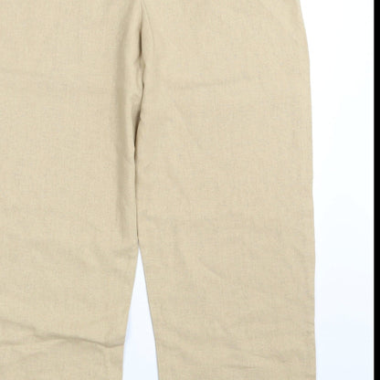 NILE COTTON Womens Beige   Bloomer Trousers Size M L25 in
