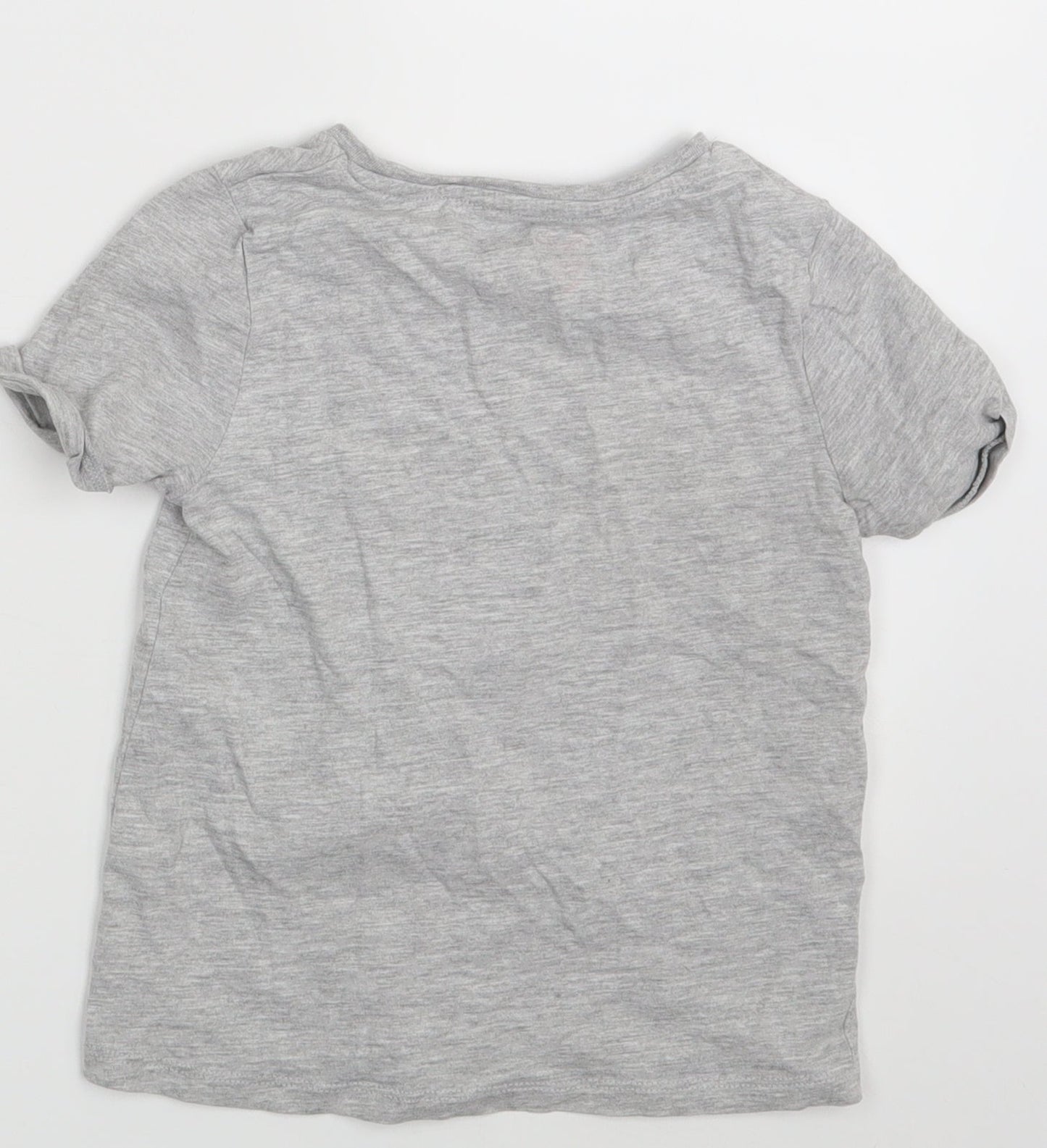 Matalan Girls Grey   Basic T-Shirt Size 5 Years