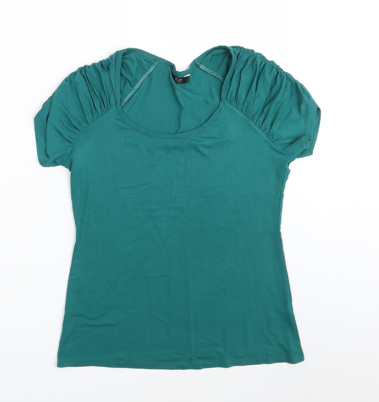 F&F Womens Green   Basic T-Shirt Size 12