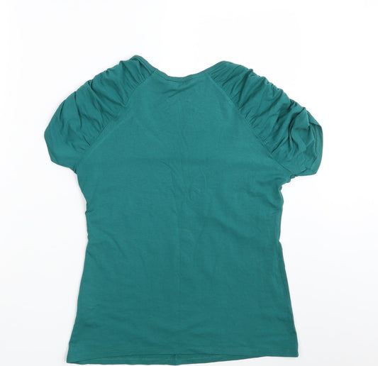 F&F Womens Green   Basic T-Shirt Size 12