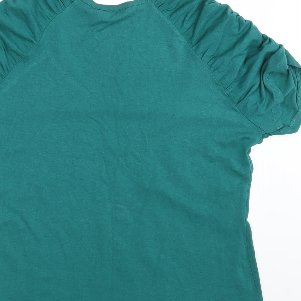 F&F Womens Green   Basic T-Shirt Size 12