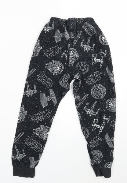 Matalan Boys Black   Sweatpants Trousers Size 9 Months - Inside Leg 19 Inches