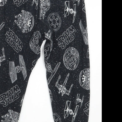 Matalan Boys Black   Sweatpants Trousers Size 9 Months - Inside Leg 19 Inches