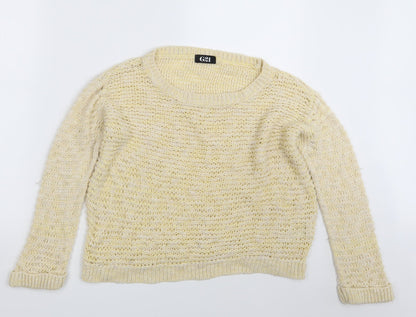 G21 Womens Yellow   Pullover Jumper Size 12