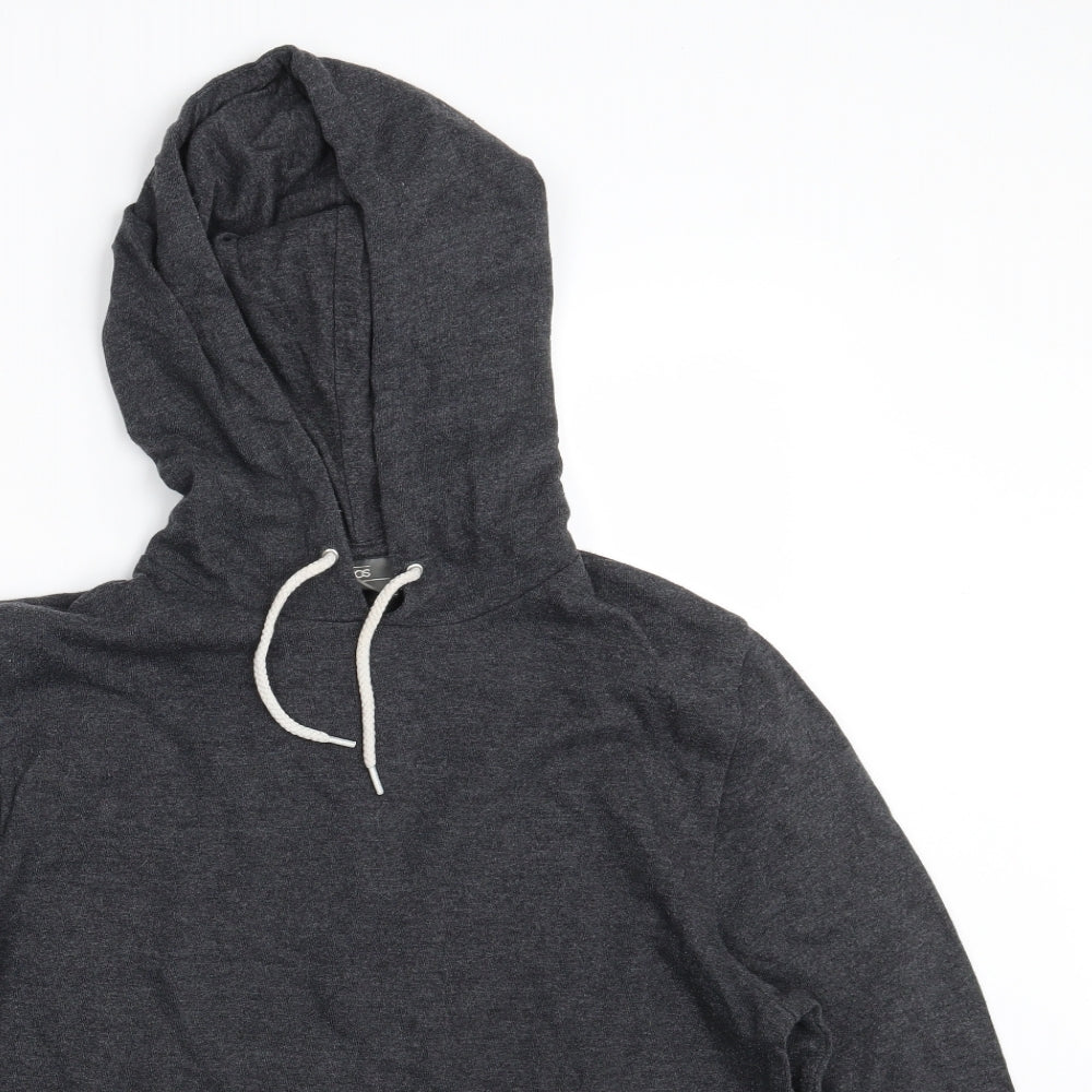 Mens UK Size S ASOS Grey Pullover Hoodie