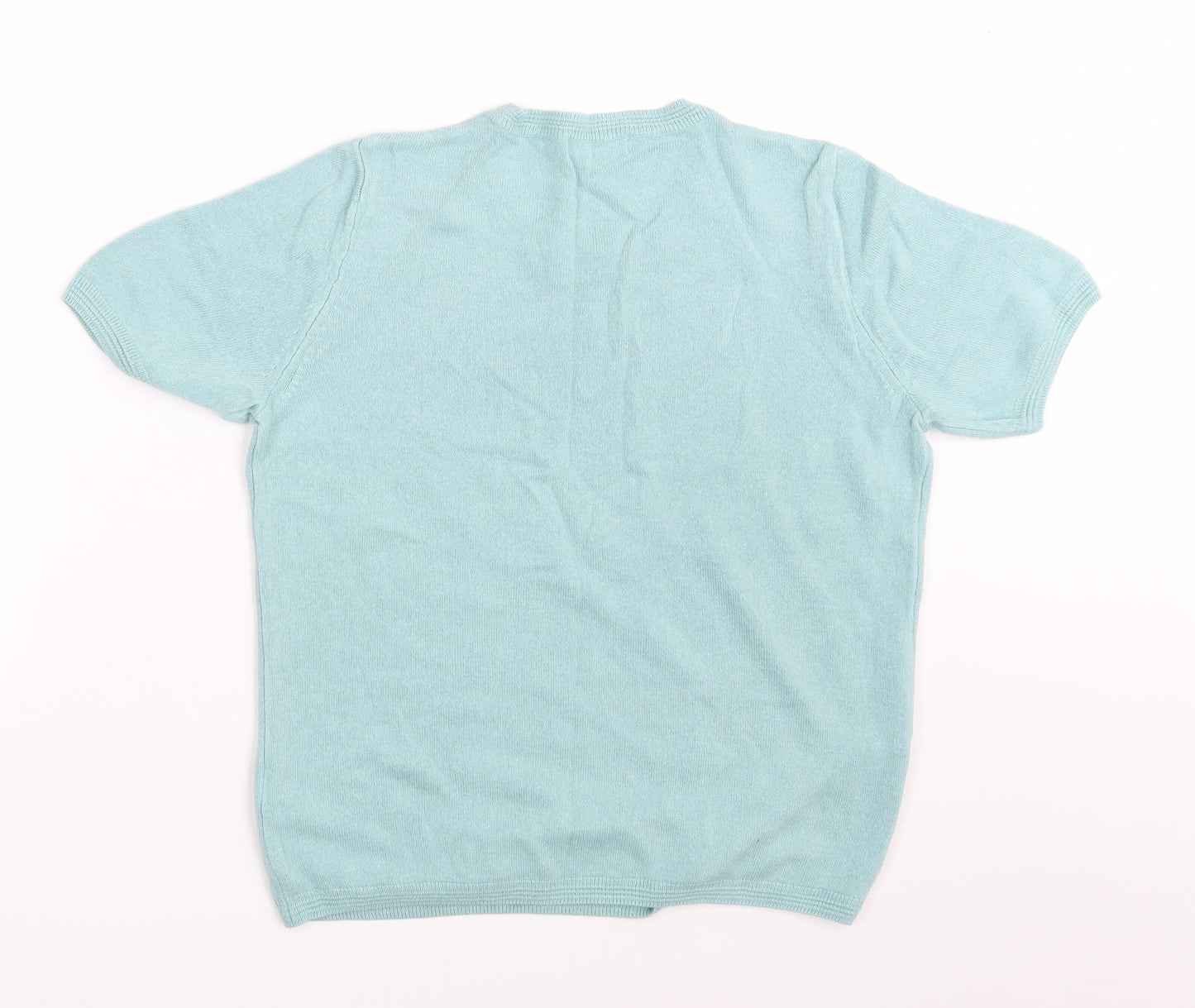 Womens UK Size 12 M&S Blue Pullover Jumper