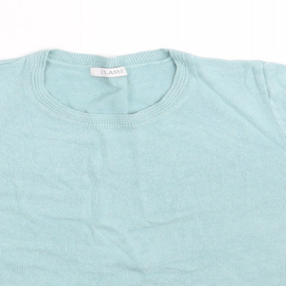 Womens UK Size 12 M&S Blue Pullover Jumper