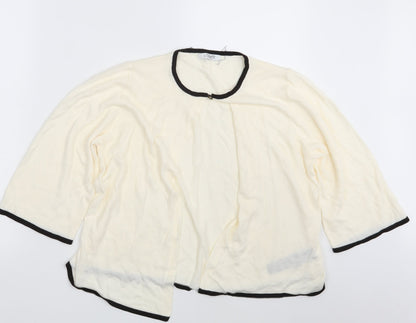 Classic Womens Ivory   Cardigan Jumper Size 14