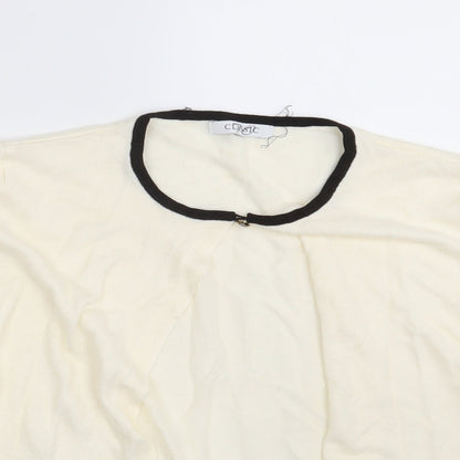Classic Womens Ivory   Cardigan Jumper Size 14