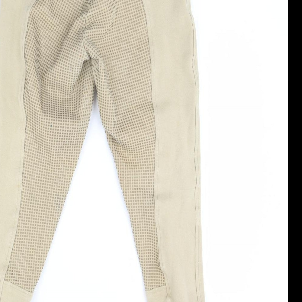 Womens UK Size 28 Preworn Regular Fit  Ivory Trousers