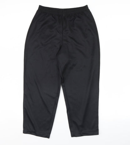 Womens UK Size 16 Preworn Regular Fit  Black Trousers