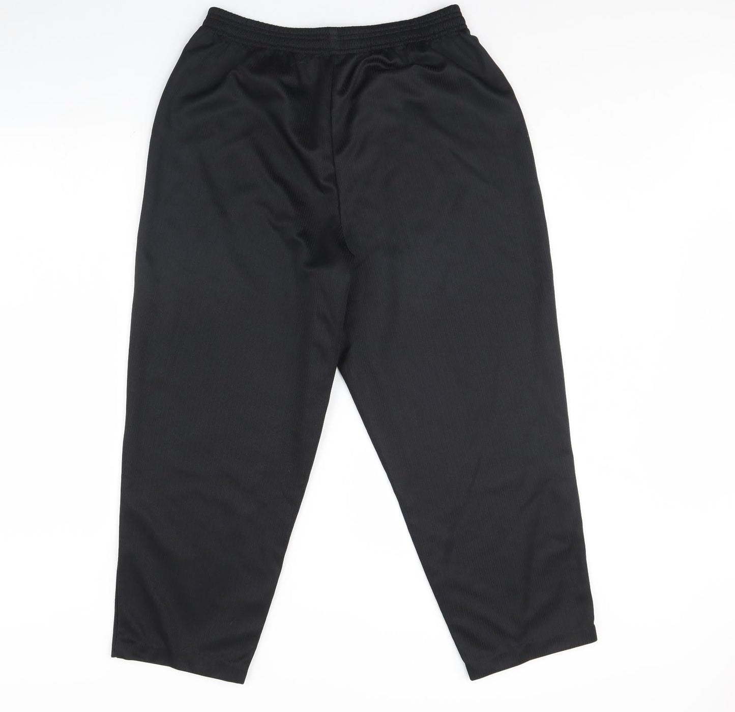 Womens UK Size 16 Preworn Regular Fit  Black Trousers