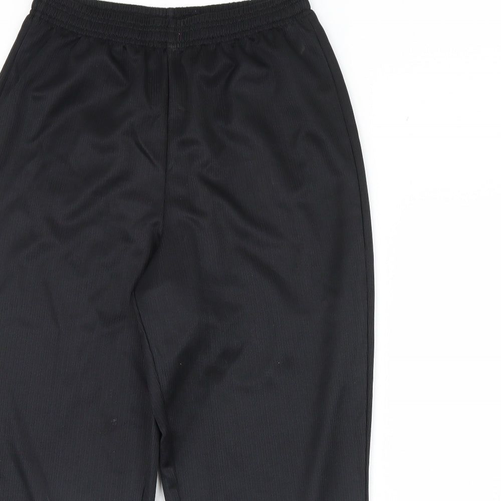 Womens UK Size 16 Preworn Regular Fit  Black Trousers