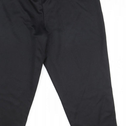 Womens UK Size 16 Preworn Regular Fit  Black Trousers