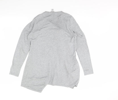 miso essentials Womens Grey   Cardigan Jumper Size 8
