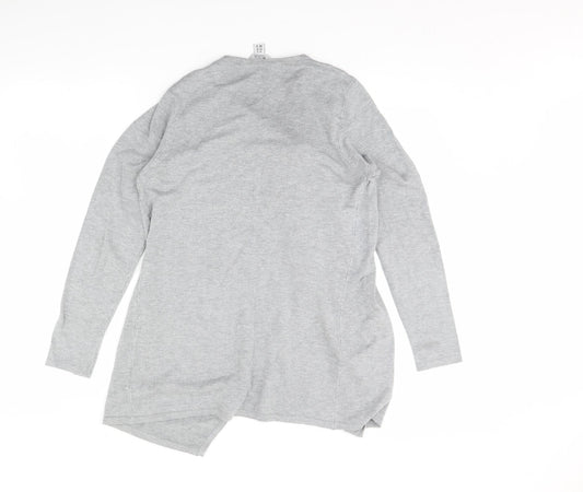 miso essentials Womens Grey   Cardigan Jumper Size 8