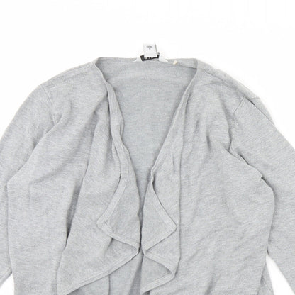 miso essentials Womens Grey   Cardigan Jumper Size 8