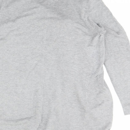 miso essentials Womens Grey   Cardigan Jumper Size 8
