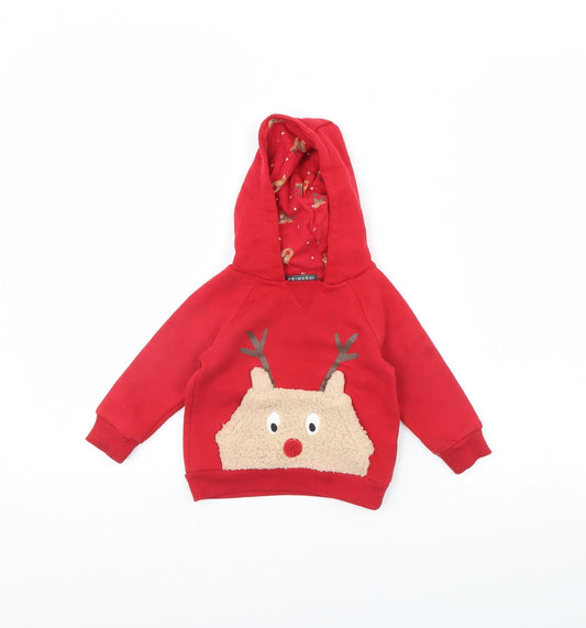 Primark Baby Red   Pullover Jumper Size 9-12 Months