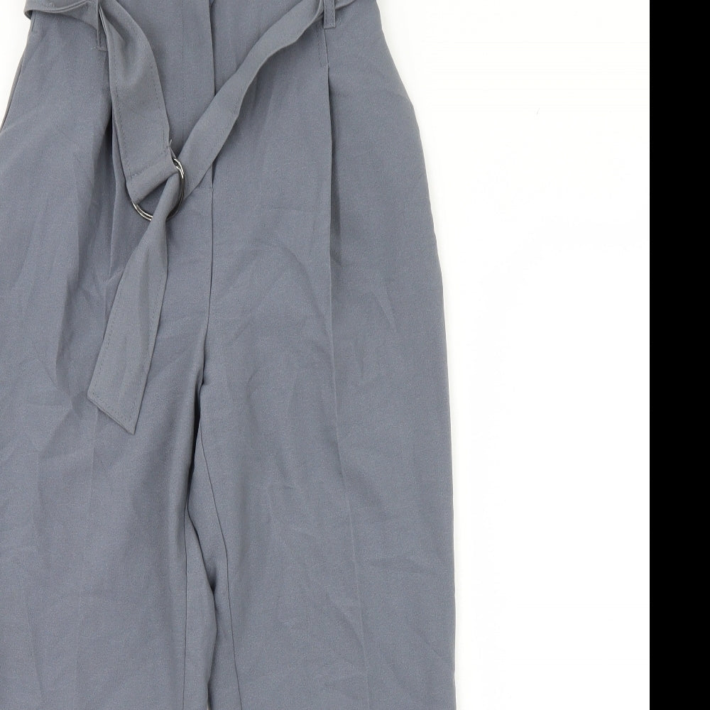 Womens UK Size 4 Topshop Regular Fit  Grey Trousers