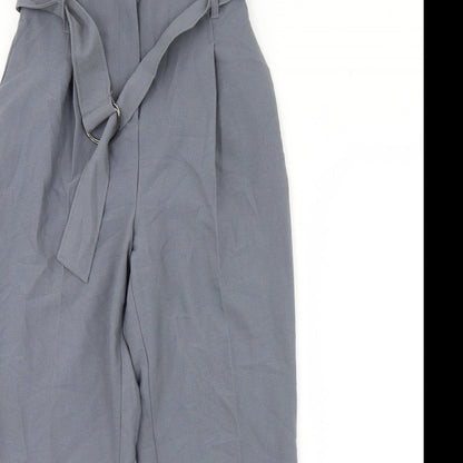 Womens UK Size 4 Topshop Regular Fit  Grey Trousers