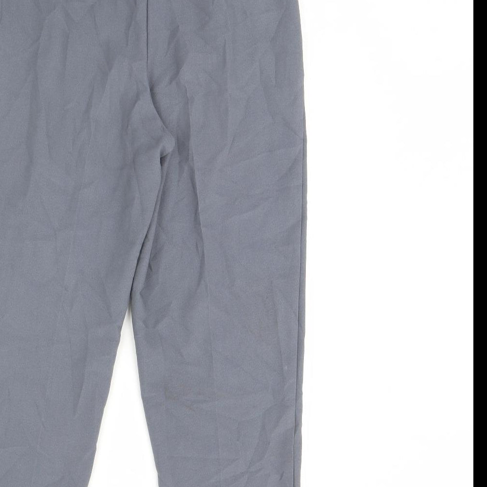 Womens UK Size 4 Topshop Regular Fit  Grey Trousers