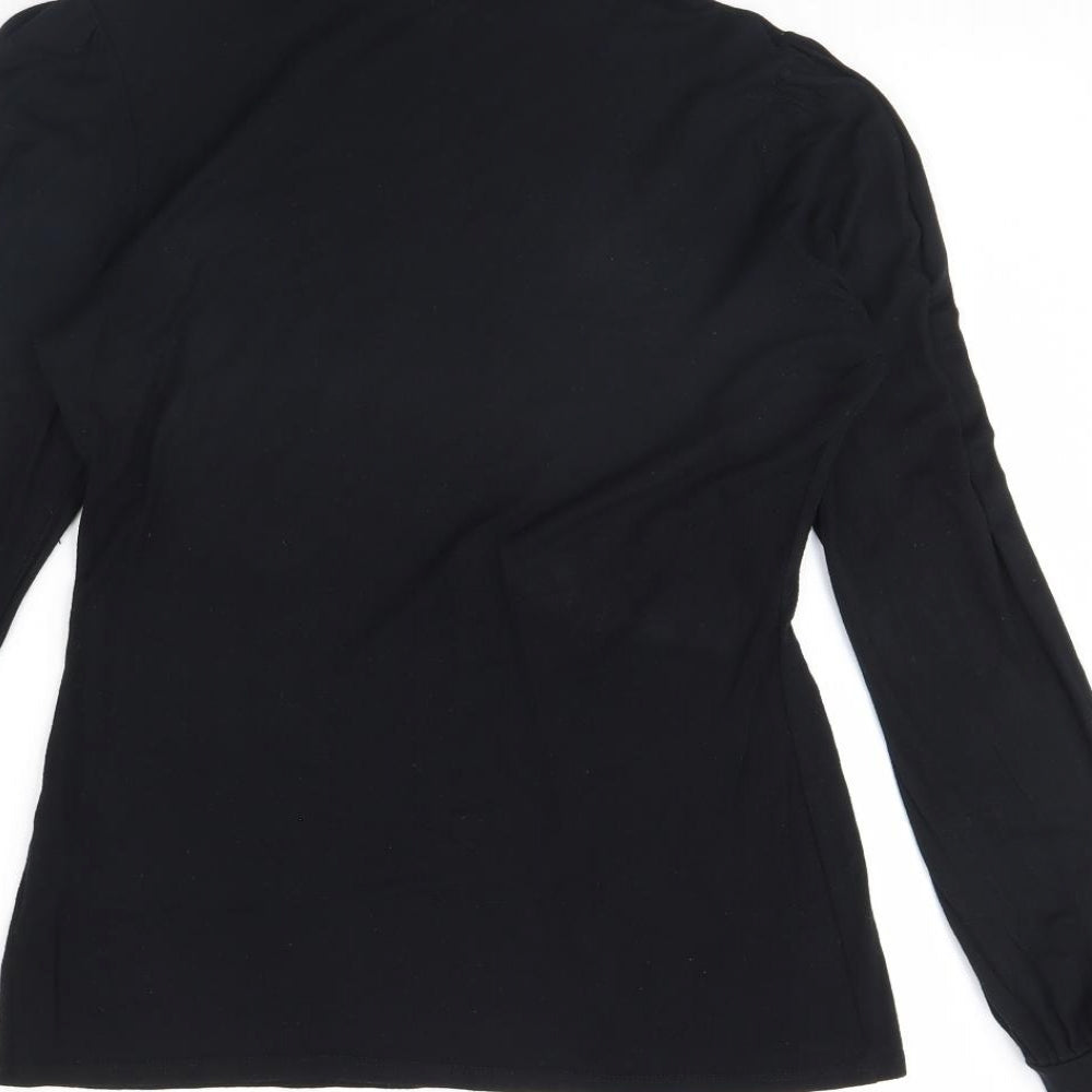 George Womens Black   Basic Blouse Size 10