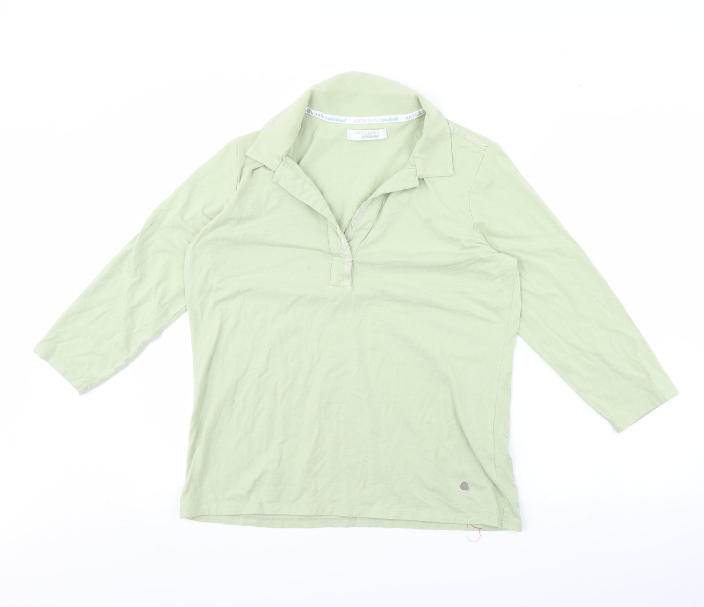 Artigano Womens Green   Basic Blouse Size 14